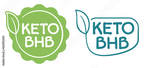 Keto BHB badge - ketogenic diet