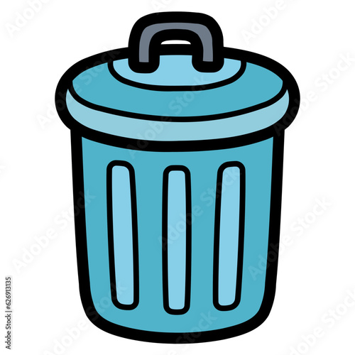 bin filled outline icon style