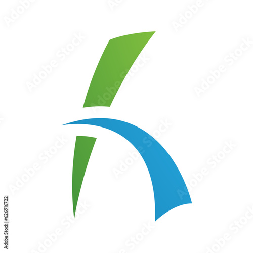 Green and Blue Letter H Icon with Spiky Lines Free Download Green and Blue Letter H Icon with Spiky Lines - GFXLoad