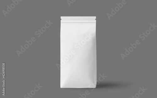 3d render coffee bag mockup template