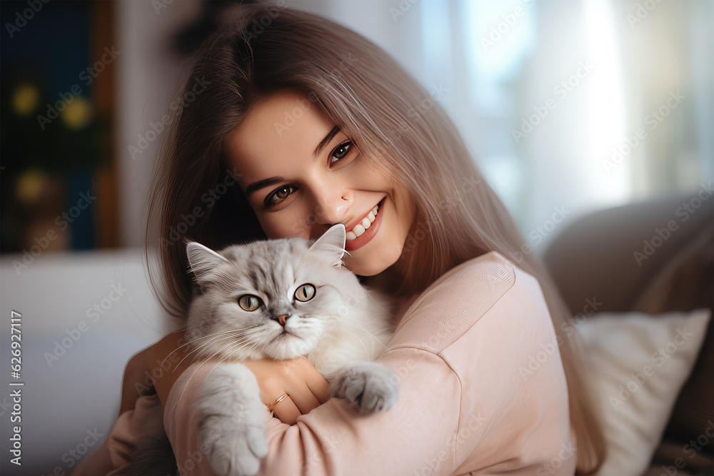 cat owner hold on background cat owner hold on background