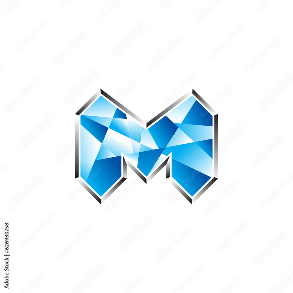 Obraz premium m 3d logo