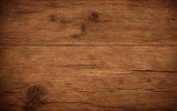 Surface of the old brown wood texture. Old dark textured wooden background. Top view. 