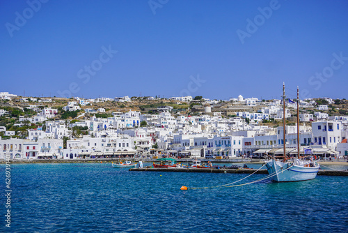 Scenic View of Mykonos, Greece © Marty