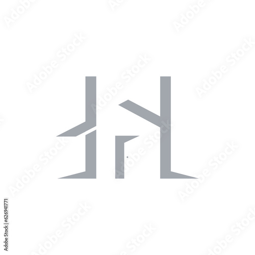 Free Download Letter h real estate logo template - GFXLoad
