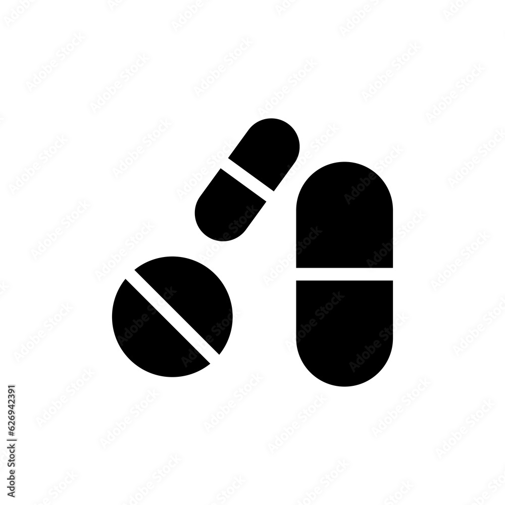 Drugs line and glyph icon, medicine, pills sign,vector flat illustration on white background..eps Drugs line and glyph icon, medicine, pills sign,vector flat illustration on white background..eps