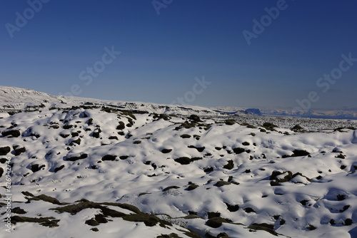 View of the craters of   lftaversg  gar which are a set of pseudo-craters of Iceland located in the South of the country