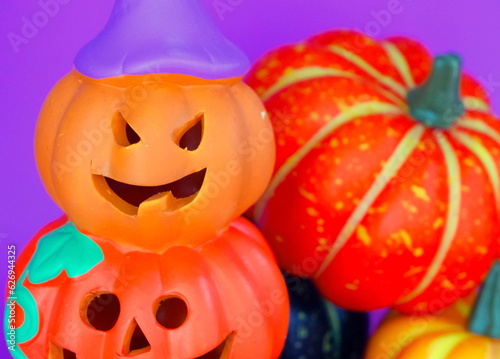 ハロウィンの紫色のイメージ