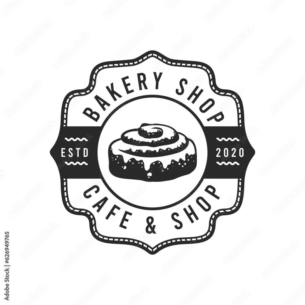 Bakery Shop logo templates, Bakery shop emblem set. Sweet bakery badge