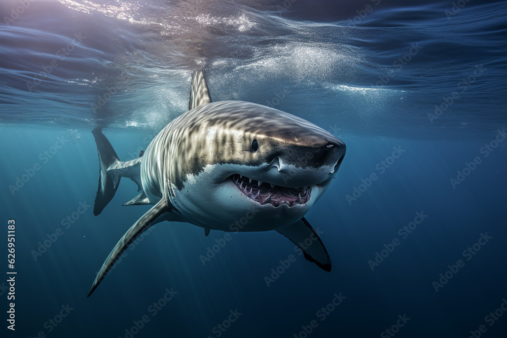 Fototapeta premium shark in the sea
