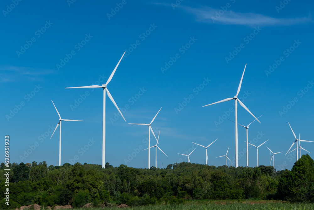 Wind Turbine Farm, Sustainable Energy. Wind Turbine Farm, Sustainable Energy.
