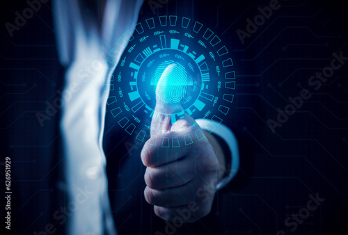 Finger scan technology, ads, flyers, media, websites, news