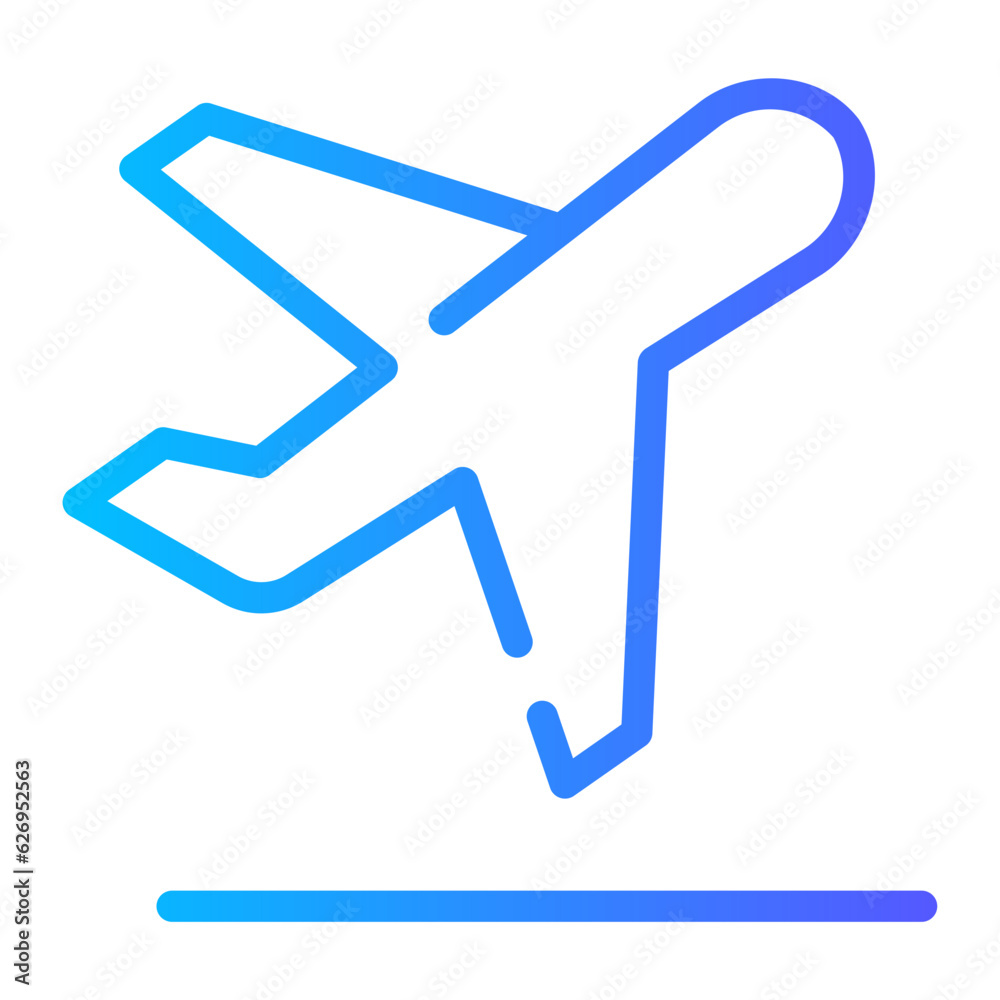 departure gradient icon departure gradient icon