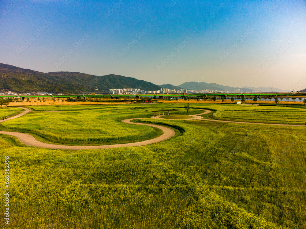 Fototapeta premium 양산 황산공원