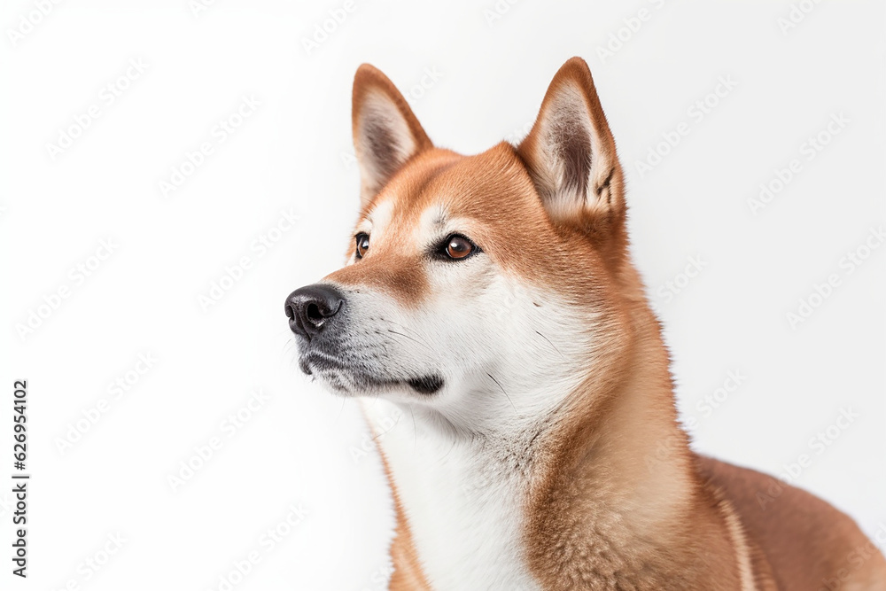portrait of a Shiba Inu dog