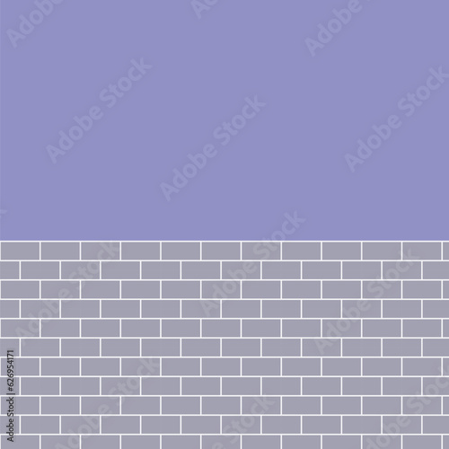 white blue brick wall texture background, blue sky. © meesilpa sornsing