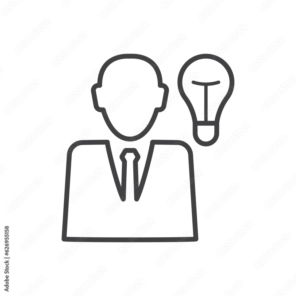 Business Idea And Strategy Icon Sign Symbol Business Idea And Strategy Icon Sign Symbol