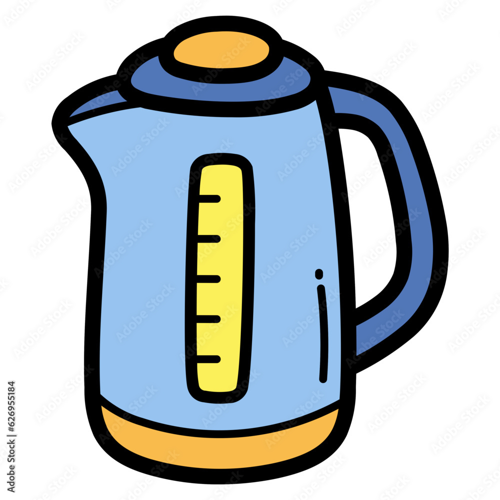 kettle filled outline icon style kettle filled outline icon style