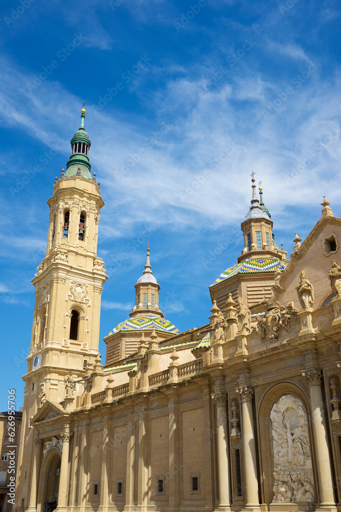 Basilica Cathedral of the Virgen del Pilar in Zaragoza