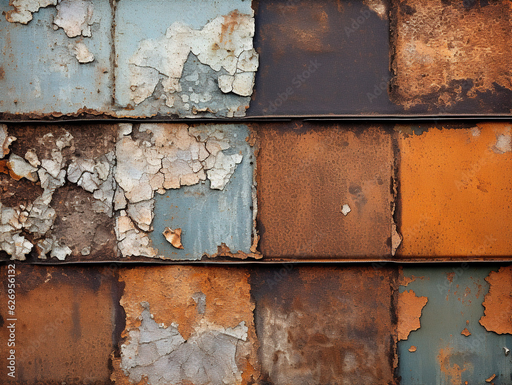Photo of Rust or weathered metal: Close-up photographs of rust or weathered metal surfaces reveal the textures, corrosion patterns, and color variations that come with time and exposure. Photo of Rust or weathered metal: Close-up photographs of rust or weathered metal surfaces reveal the textures, corrosion patterns, and color variations that come with time and exposure.