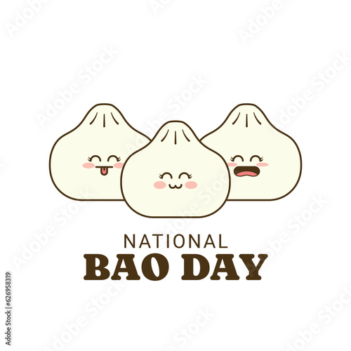 National Bao Day background.