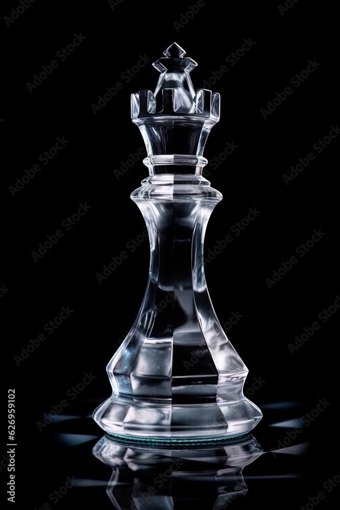 glass chess monarch