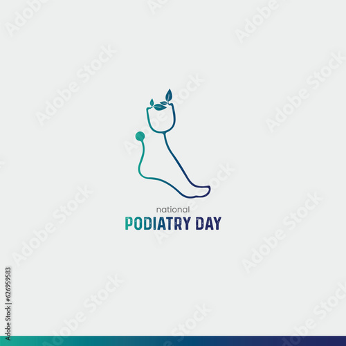 International Podiatry Day. Podiatry Day concept vector illustration.