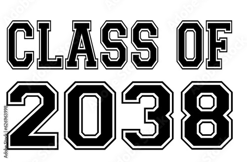 Class of 2037 2038 2039 2040 2041 3042 2043 2044 SVG BUNDLE, class of, Seniors SVG png, Graduation class of svg png, first day of school, jersey font, Back to School, class of png
