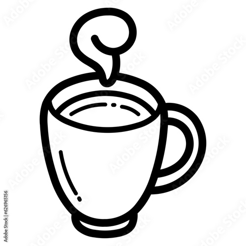 mug line icon style