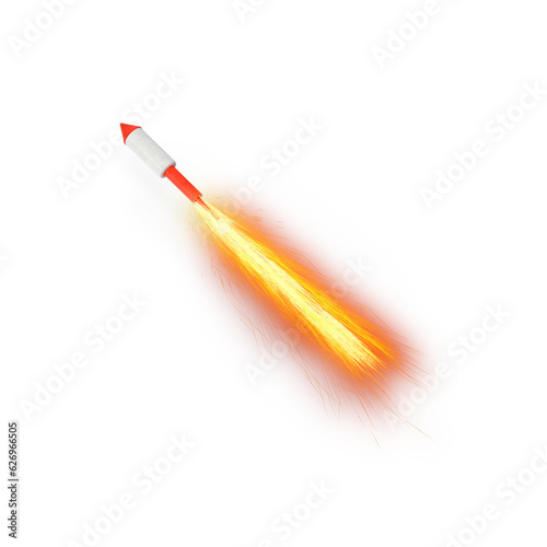 Bottle Rocket on transparent background