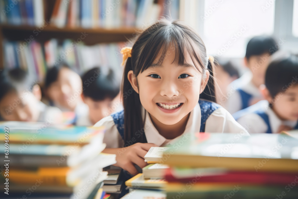 Japanese Elementary student in remote rural areas, study with limited facilities Japanese Elementary student in remote rural areas, study with limited facilities