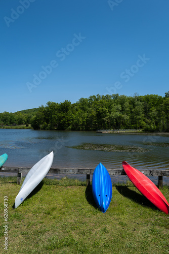 Kayaks at French Creek State Park photo