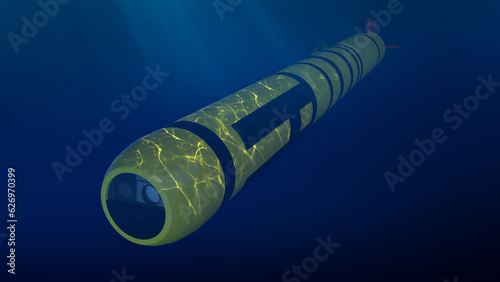 Unmanned Underwater Drone Submarine photo