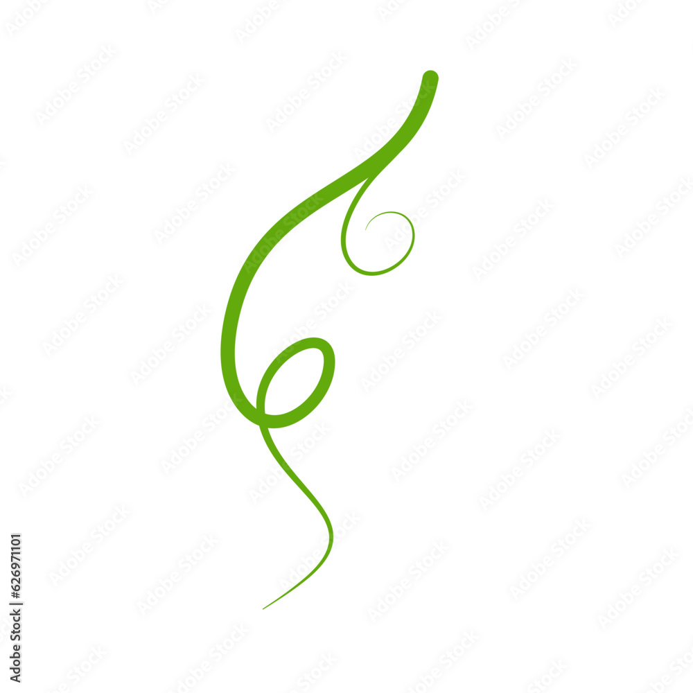 Green Liana Illustration Green Liana Illustration