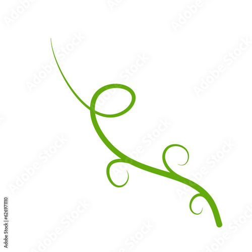 Green Liana Illustration