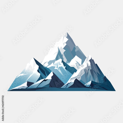 vector colourful mountain logo template