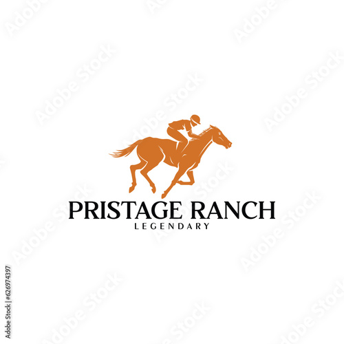 Horse Logo Design. Race Horse logo Inspiration Vector