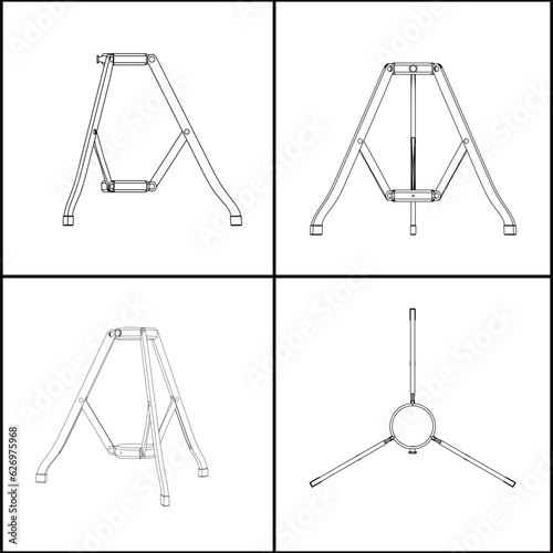 cymbal foot handlebar