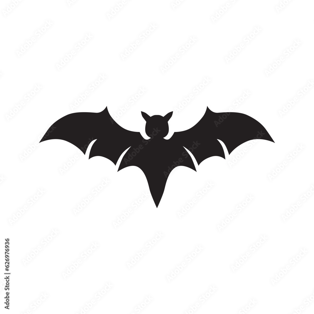 Fototapeta premium Bat icon. Flying bat vector icon. Bat flat sign design. Flittermouse symbol pictogram. UX UI icon