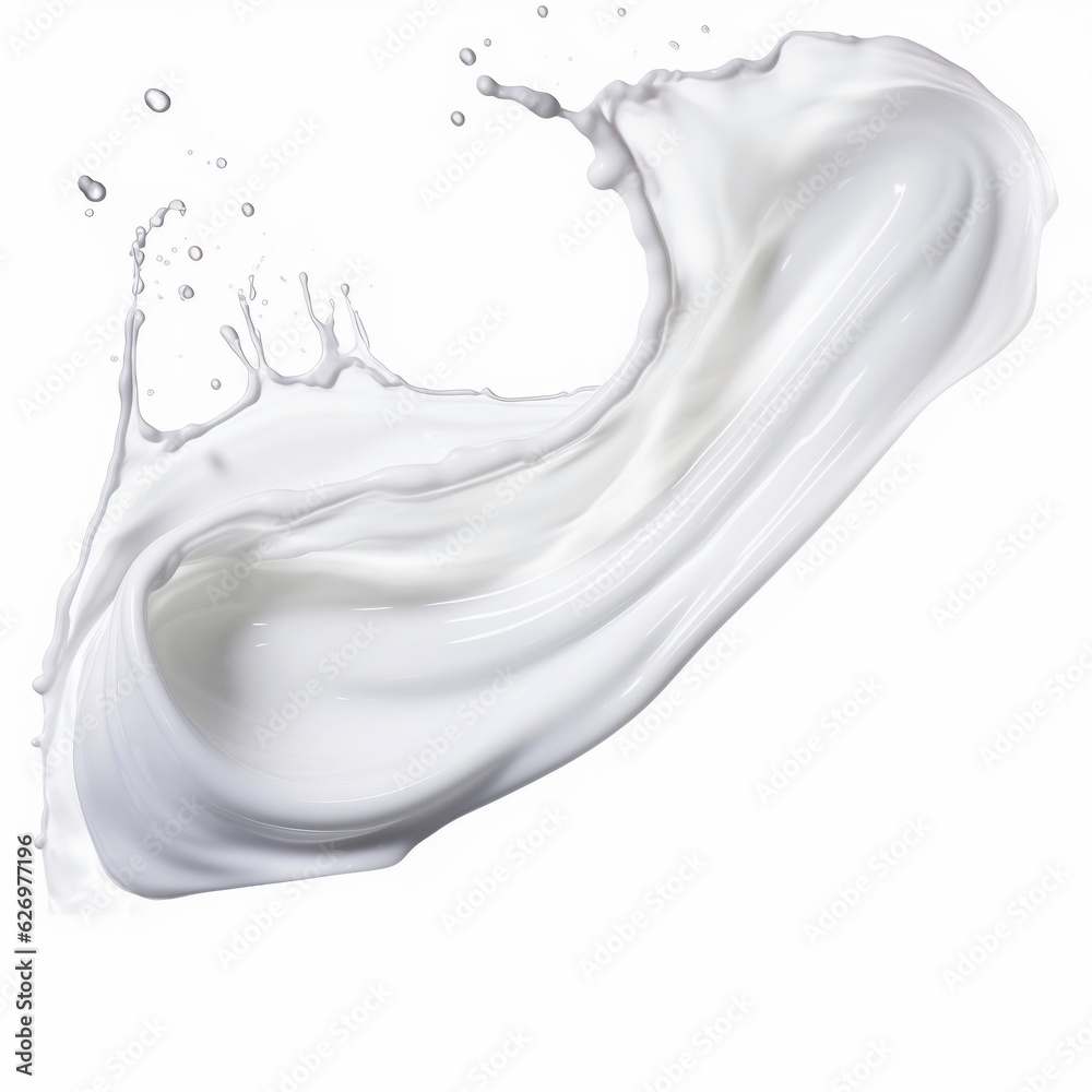 Milk or yogurt splash isolated on white background. Shampoo or shower gel splash for design. Milk or yogurt splash isolated on white background. Shampoo or shower gel splash for design.