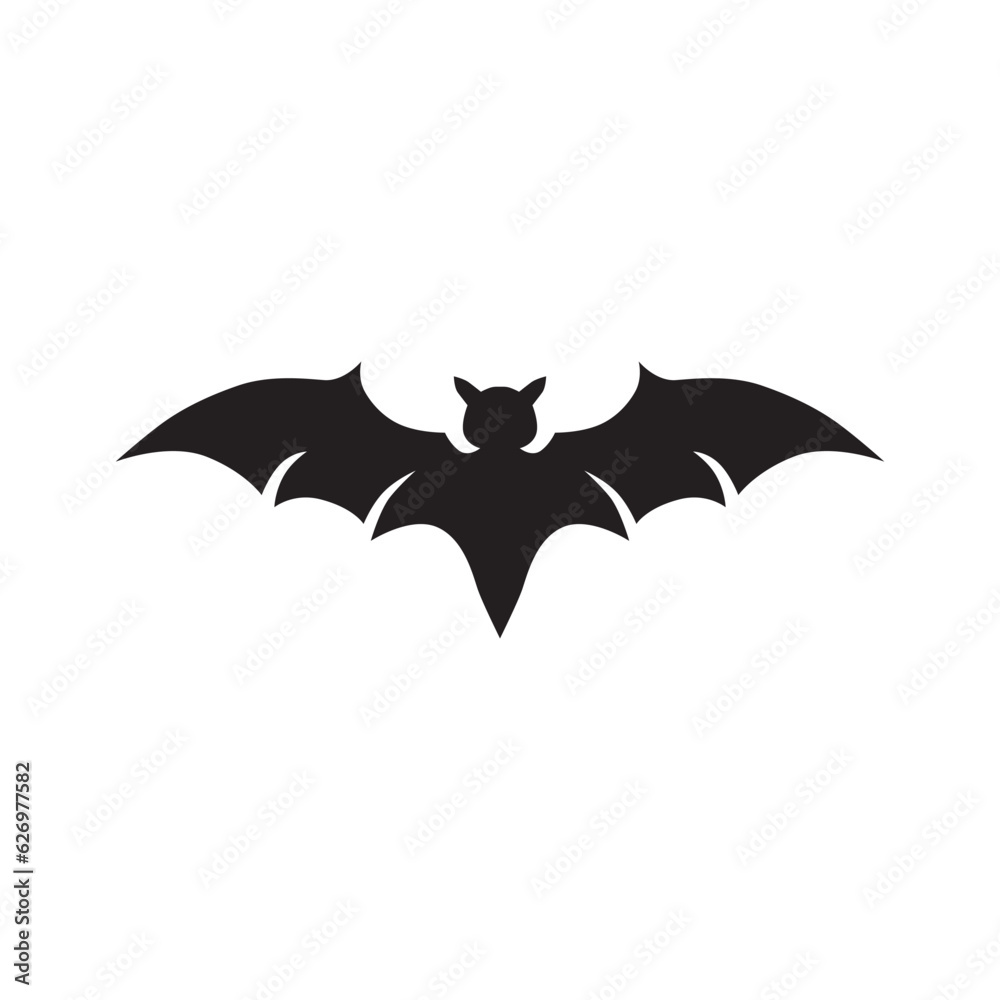 Bat icon. Flying bat vector icon. Bat flat sign design. Flittermouse symbol pictogram. UX UI icon