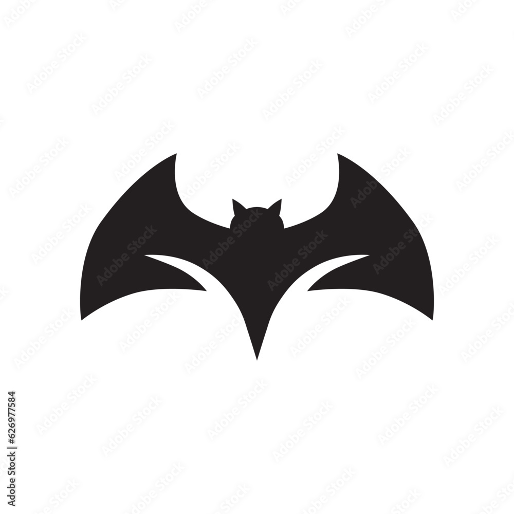 Bat icon. Flying bat vector icon. Bat flat sign design. Flittermouse symbol pictogram. UX UI icon Bat icon. Flying bat vector icon. Bat flat sign design. Flittermouse symbol pictogram. UX UI icon