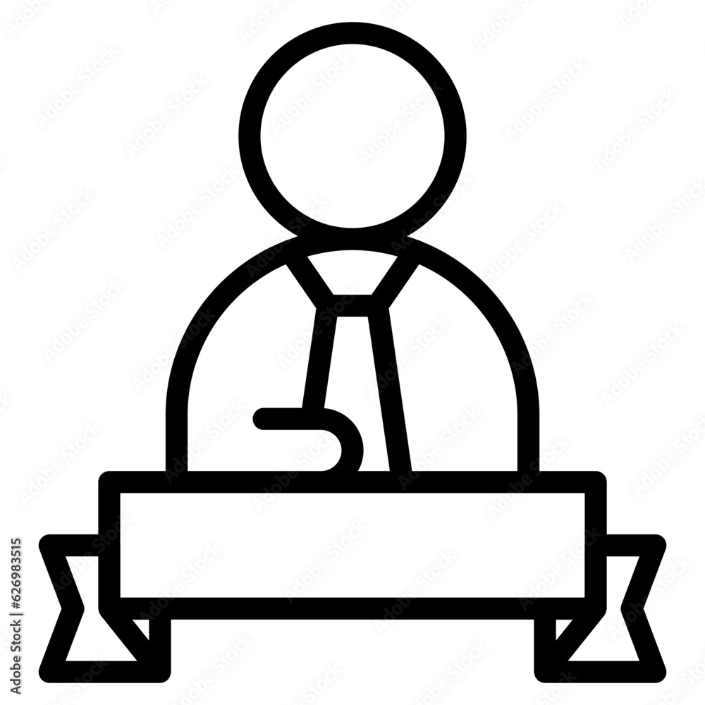 businessman line businessman line