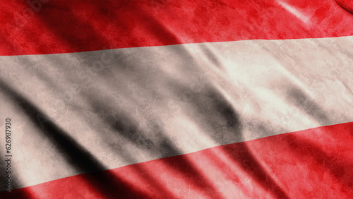 Austria National Grunge Flag, High Quality Grunge Flag Image 