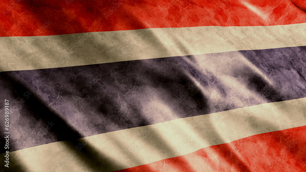 Thailand National Grunge Flag, High Quality Grunge Flag Image Thailand National Grunge Flag, High Quality Grunge Flag Image