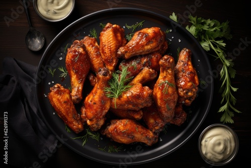 grilled chicken wings 
