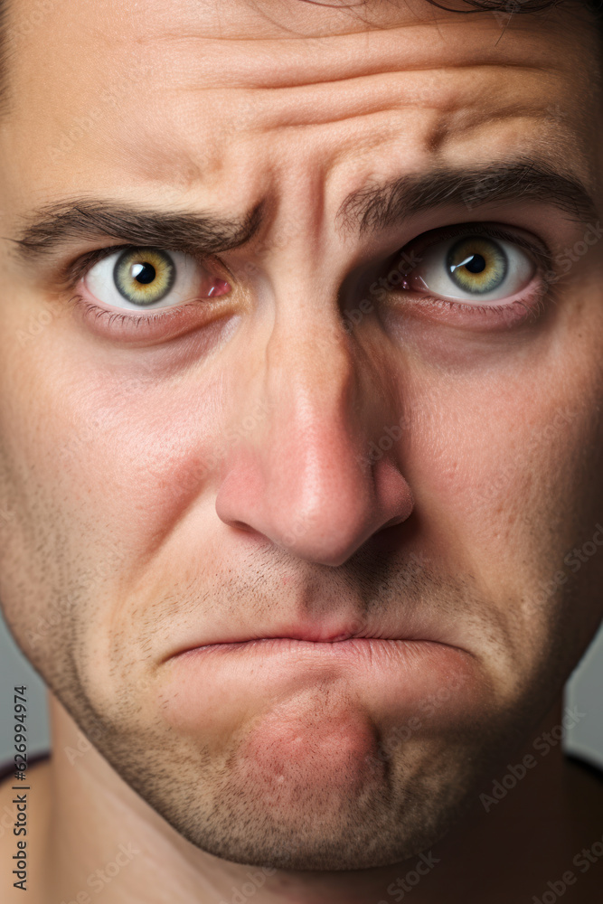 Fototapeta premium close up of human face