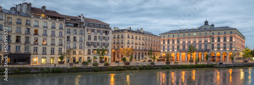 Evening View of the Town Hall of Bayonne, France