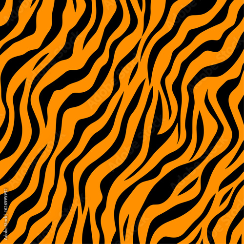 Fototapeta Naklejka Na Ścianę i Meble -  Tiger stripes pattern
