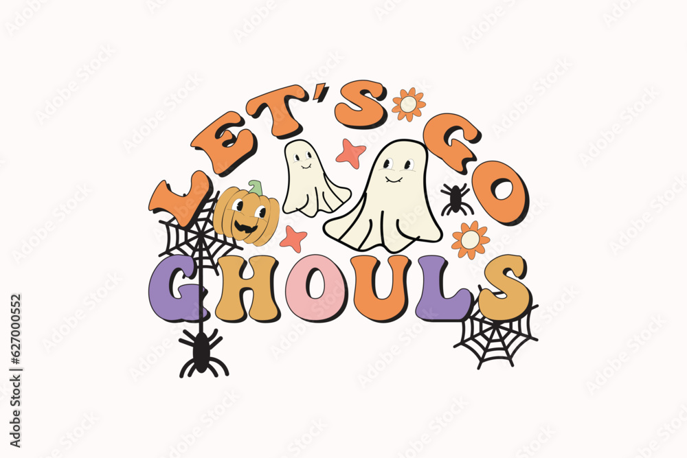 Retro Cute Halloween EPS Design Retro Cute Halloween EPS Design